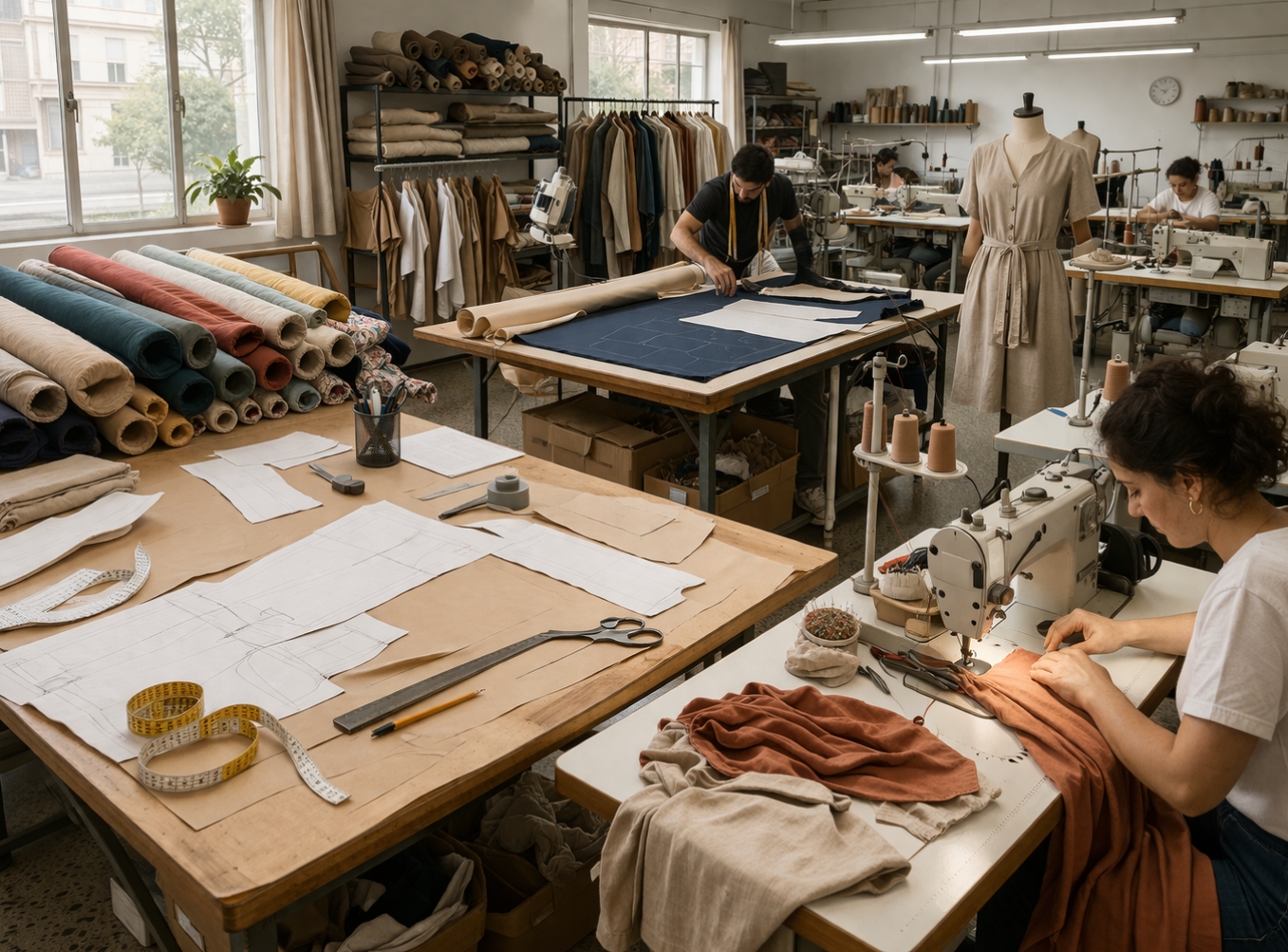 cuánto cuesta producir una colección de ropa